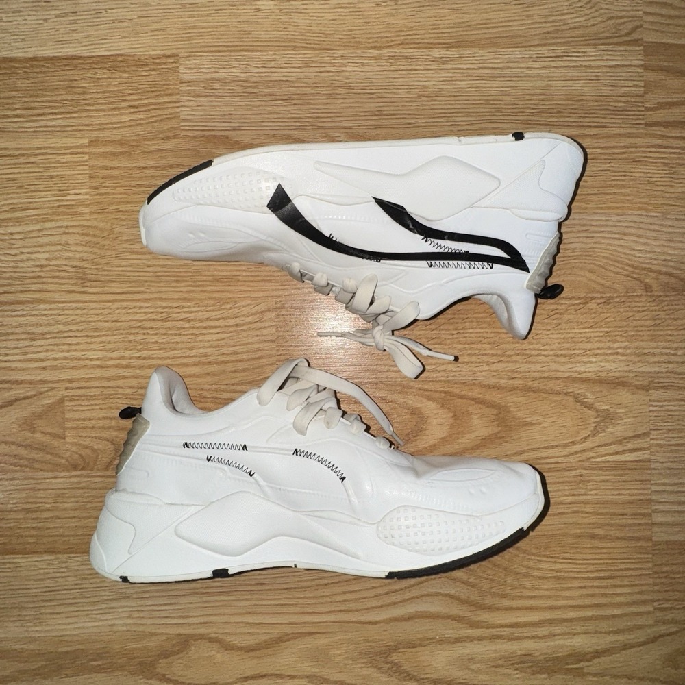 Puma RsX Whispers LaMelo Melo MB Mens Size 11 Sneakers Cream Black 394569 01 NDS